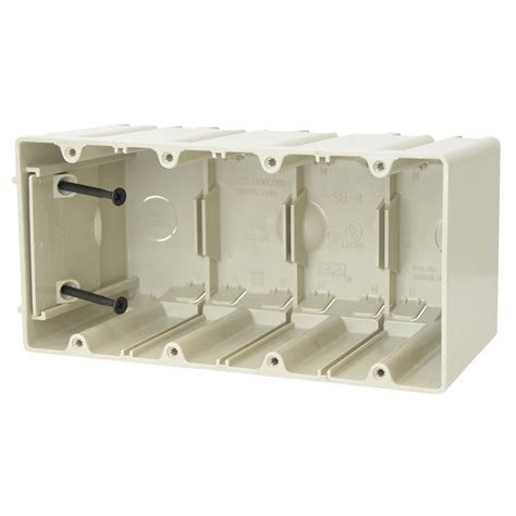 6 gang junction box|4 gang adjustable electrical box.